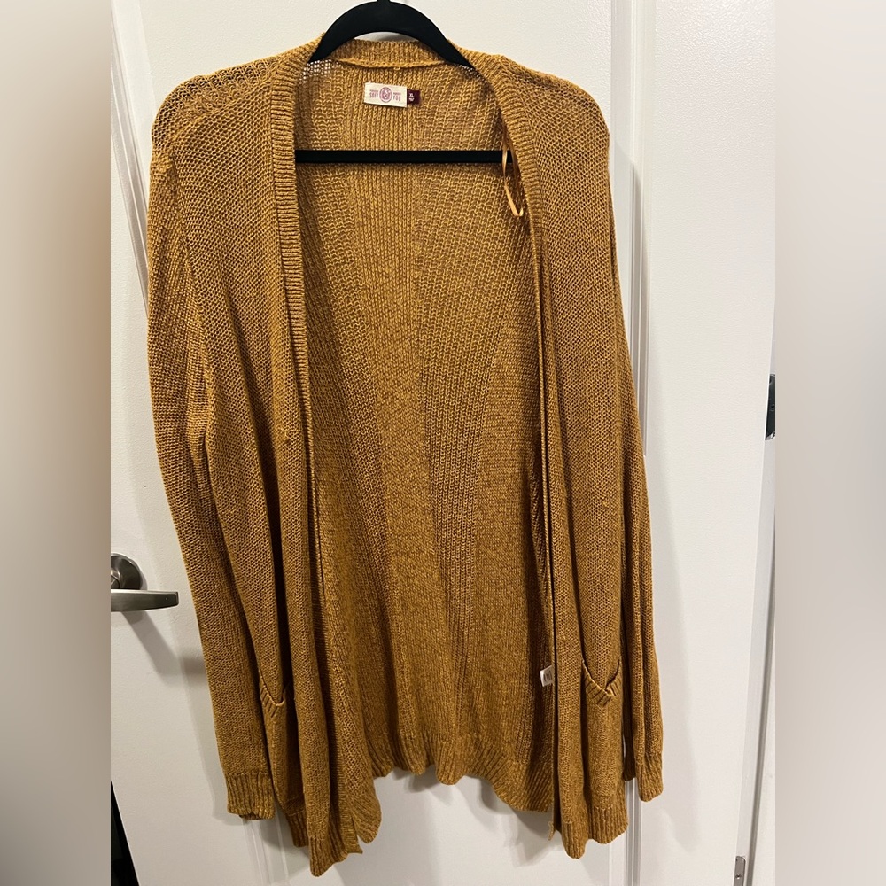 Yellow Cardigan